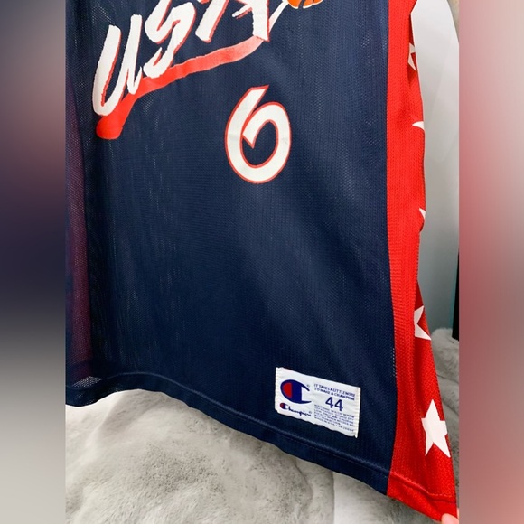 Vintage Penny Hardaway 6 Team USA Dream Team 1996 Olympics Champion Jersey 44 - Picture 6 of 12